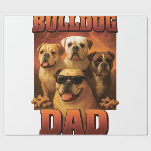 Bulldog Copy Wrapping Paper