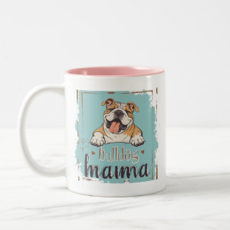 Bulldog cup mug dog lover cup mug