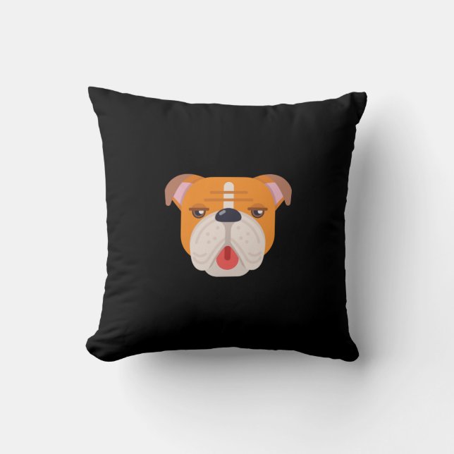 Bulldog Cushion (Front)