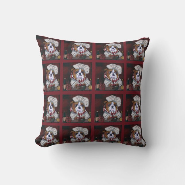 Bulldog  cushion (Front)