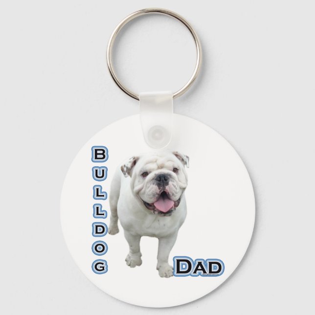Bulldog Dad 4 - Keychain (Front)
