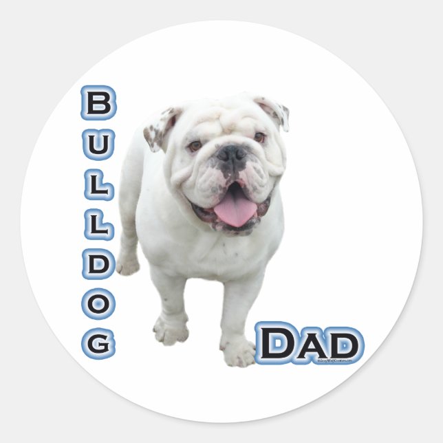 Bulldog Dad 4 - Sticker (Front)
