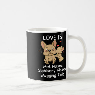 Bulldog Dad And Son Kisses Love My Dog Saying Quot Coffee Mug