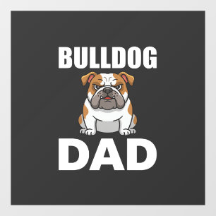 Bulldog Dad Cartoon Dog Lover