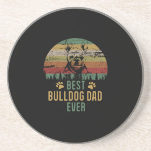 Bulldog dad coaster