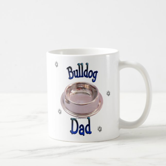 Bulldog Dad Coffee Mug (Right)