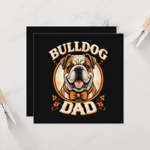 Bulldog Dad – Cute Vintage Bulldog Father’s Day