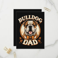 Bulldog Dad – Cute Vintage Bulldog Father’s Day