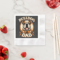 Bulldog Dad – Cute Vintage Bulldog Father’s Day