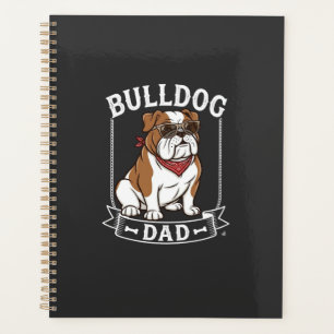 Bulldog Dad Dog Sunglasses Bandanna Planner