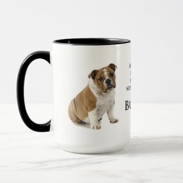 Bulldog Dad Mug (Left)