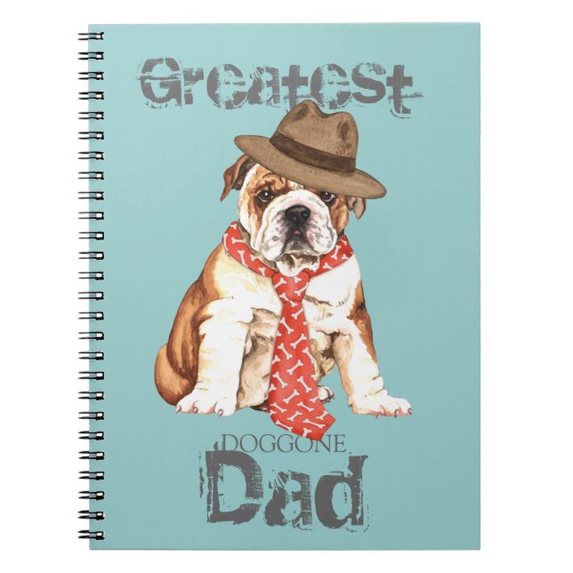 Bulldog Dad Notebook (Front)