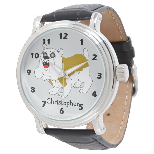Bulldog Design Watch (Angled)