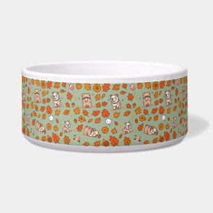 Bulldog Dog Bowl Halloween Cute Kawaii Pet Lover