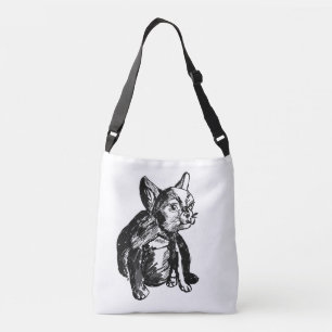 Bulldog Dog Custom All-Over-Print Cross Body Bag