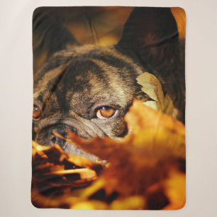 Bulldog Dog Cute English Bulldog Lover Gift Sherpa Blanket