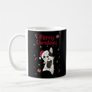 Bulldog Dogs Merry Christmas Winter Animals Coffee Mug