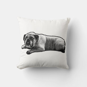 Bulldog Dream Corner Cushion