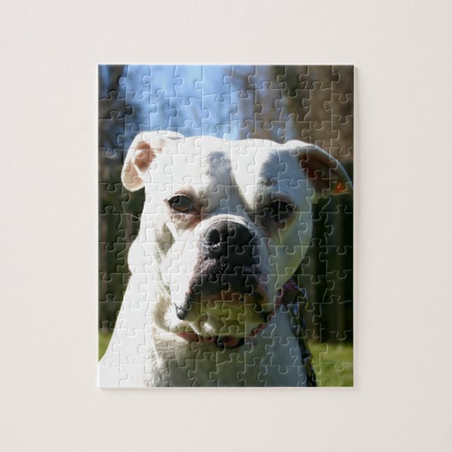Bulldog Face Jigsaw Puzzle (Vertical)