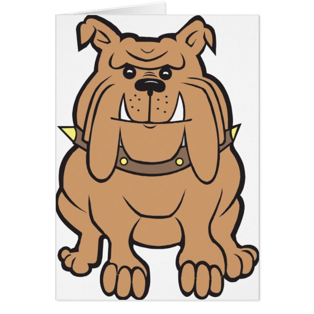 bulldog fawn cartoon (Front)
