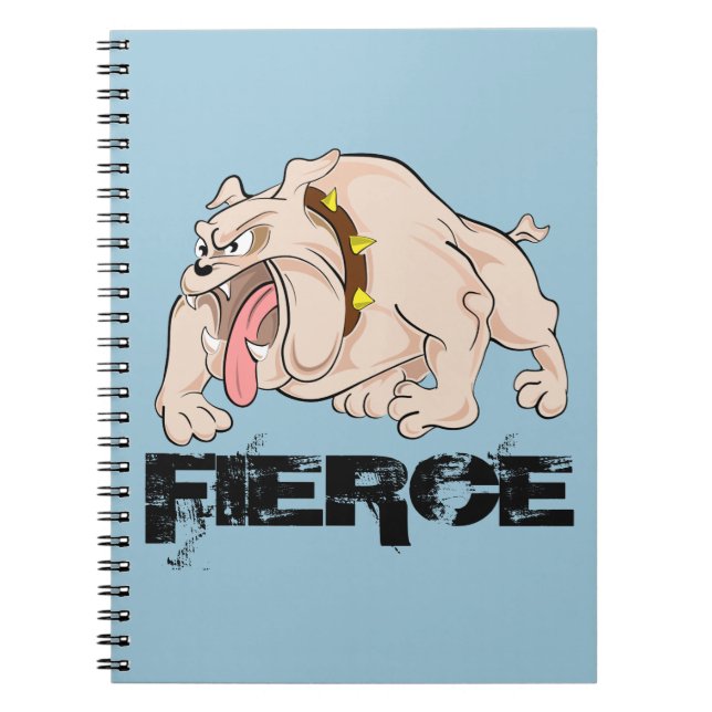 Bulldog Fierce Notebook (Front)