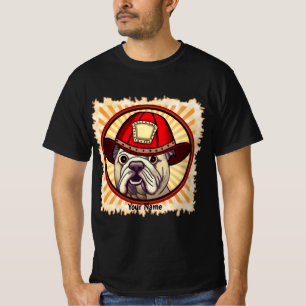 Bulldog Firefighter T-Shirt