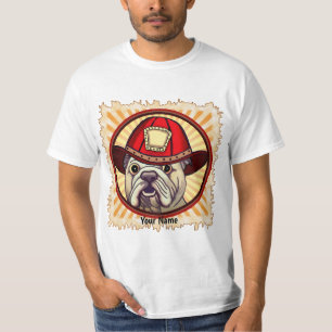 Bulldog Firefighter T-Shirt