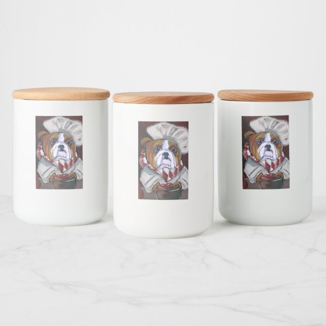 Bulldog  food label (Bottles)