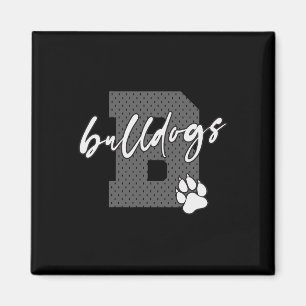 Bulldog Footll Sell Sketll Soccer Bulldogs Magnet