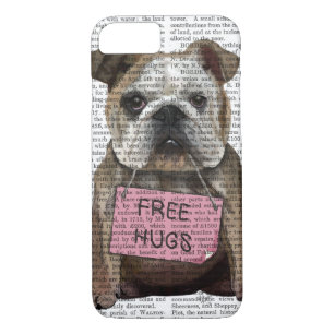 Bulldog Free Hugs iPhone 8/7 Case
