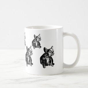 Bulldog French Buldog  Puppy Drawing Art  Mug