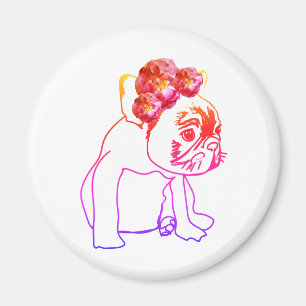 Bulldog French Buldog Puppy Sweet Dog Magnet