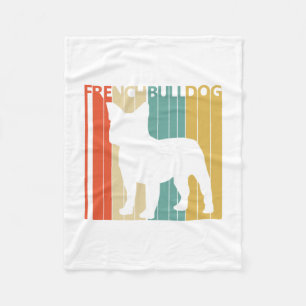 Bulldog Frenchie  Fleece Blanket
