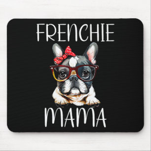 Bulldog Frenchie Mama Watercolor Dog Mother's Day Mouse Pad