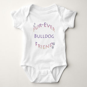 Bulldog Furever Baby Bodysuit