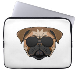 Bulldog geek laptop sleeve