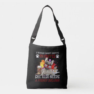 Bulldog Gift Coffee She Also Need French Bulldog Crossbody Bag