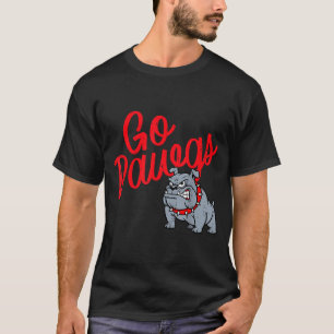 Bulldog Go Dawgs Girls Youth Teen Boys Kids Men Wo T-Shirt