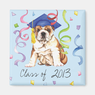 Bulldog Graduate Magnet
