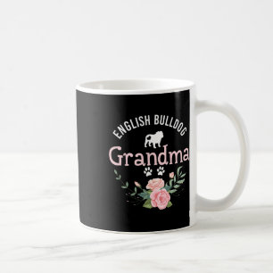 Bulldog Grandma Gifts Women Cute Dog Lover Christm Coffee Mug
