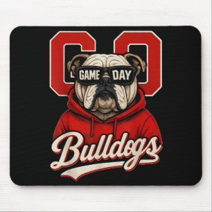 Bulldog Graphic Dawgs Men Women Kid Boy Girl  Mouse Pad