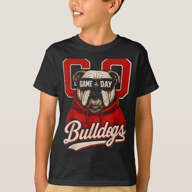 Bulldog Graphic Dawgs Men Women Kid Boy Girl  T-Shirt (Front)