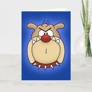 Bulldog Greeting Card