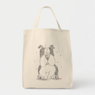 Bulldog Grocery Tote Bag