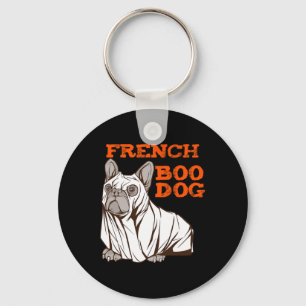 Bulldog Halloween Fun Halloween Costume Boo Dog Key Ring