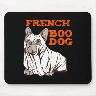Bulldog Halloween Fun Halloween Costume Boo Dog  Mouse Pad