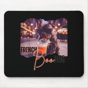 Bulldog Halloween Trick Or Treat Frenchie Dog Mouse Pad