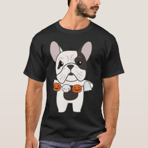 Bulldog Happy Halloween Pumpkin Dogs Halloween T-Shirt