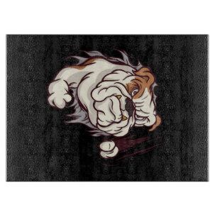 Bulldog Head English Bulldog Lover Cutting Board