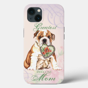 Bulldog Heart Mum iPhone 13 Case